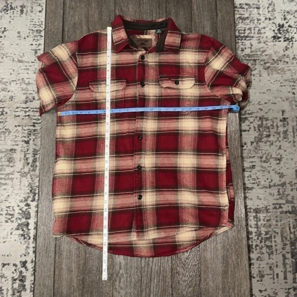 Orvis Mens Big Bear Heavy Weight Double Brushed Flannel Shirt